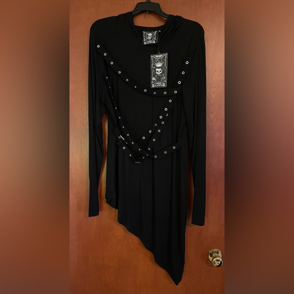 Killstar black Corrosion Hood Top